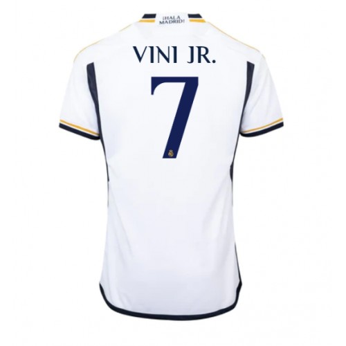 Dres Real Madrid Vinicius Junior #7 Domaci 2023-24 Kratak Rukav
